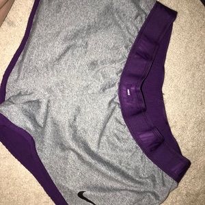 Nike purple shorts